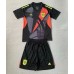 Maillot de foot Espagne Gardien Extérieur vêtements enfant Europe 2024 Manches Courtes (+ pantalon court)